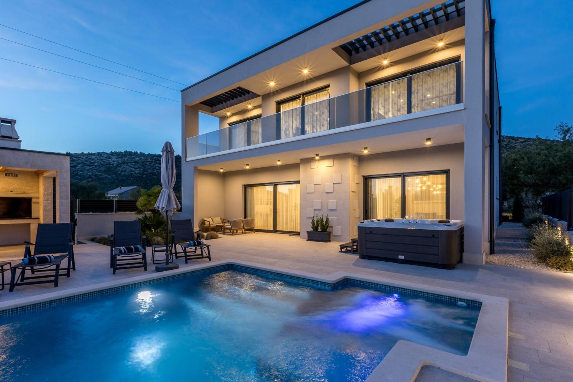 Luxury Villa Diana With Heated Pool And Jacuzzi Dograde Exterior foto